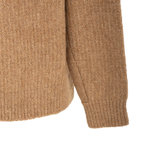 Hello Sunflower Yak Sweater Camel 3033 Degli Uberti